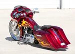 Covington's 17FlamedRoadGlide Custom Bagger